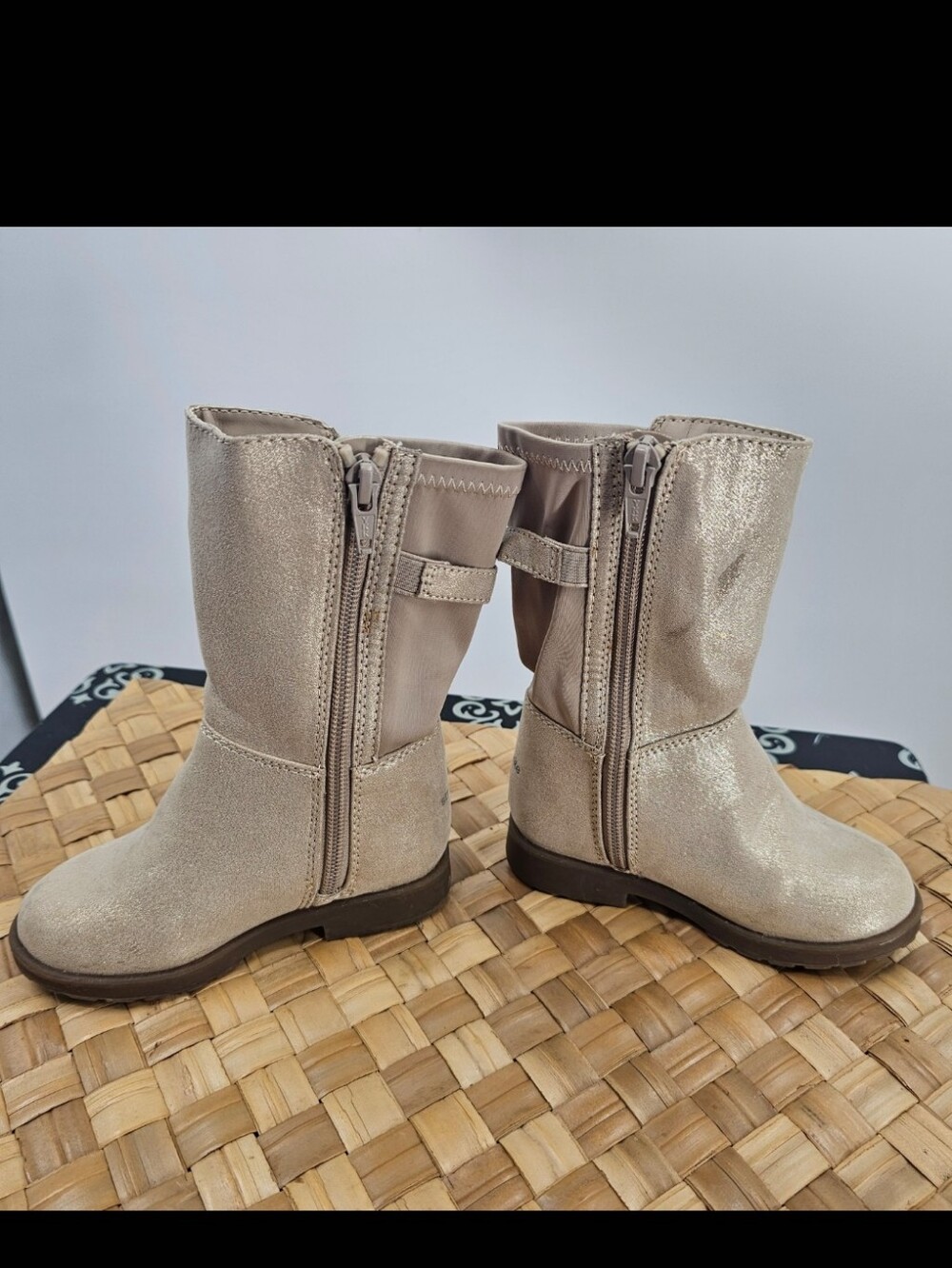 Stride Rite Tan Riding Boots Size 7.5W - Picture 8 of 12